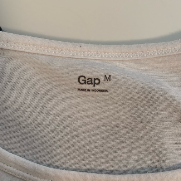 Gap • White/Green Striped Top - Picture 5 of 6